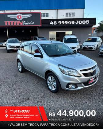CHEVROLET AGILE 1.4 MPFI LTZ 8V FLEX 4P MANUAL CHEVROLET AGILE 1.4 MPFI LTZ 8V FLEX 4P MANUAL